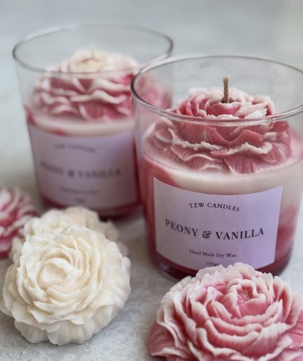 PEONY VANILLA CANDLE