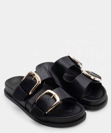 Σανδάλια Flatform με Διπλές Τόκες