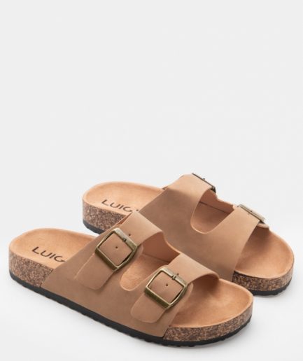 LUIGI DESIGN - Σανδάλια Flatform με Διπλές Τόκες